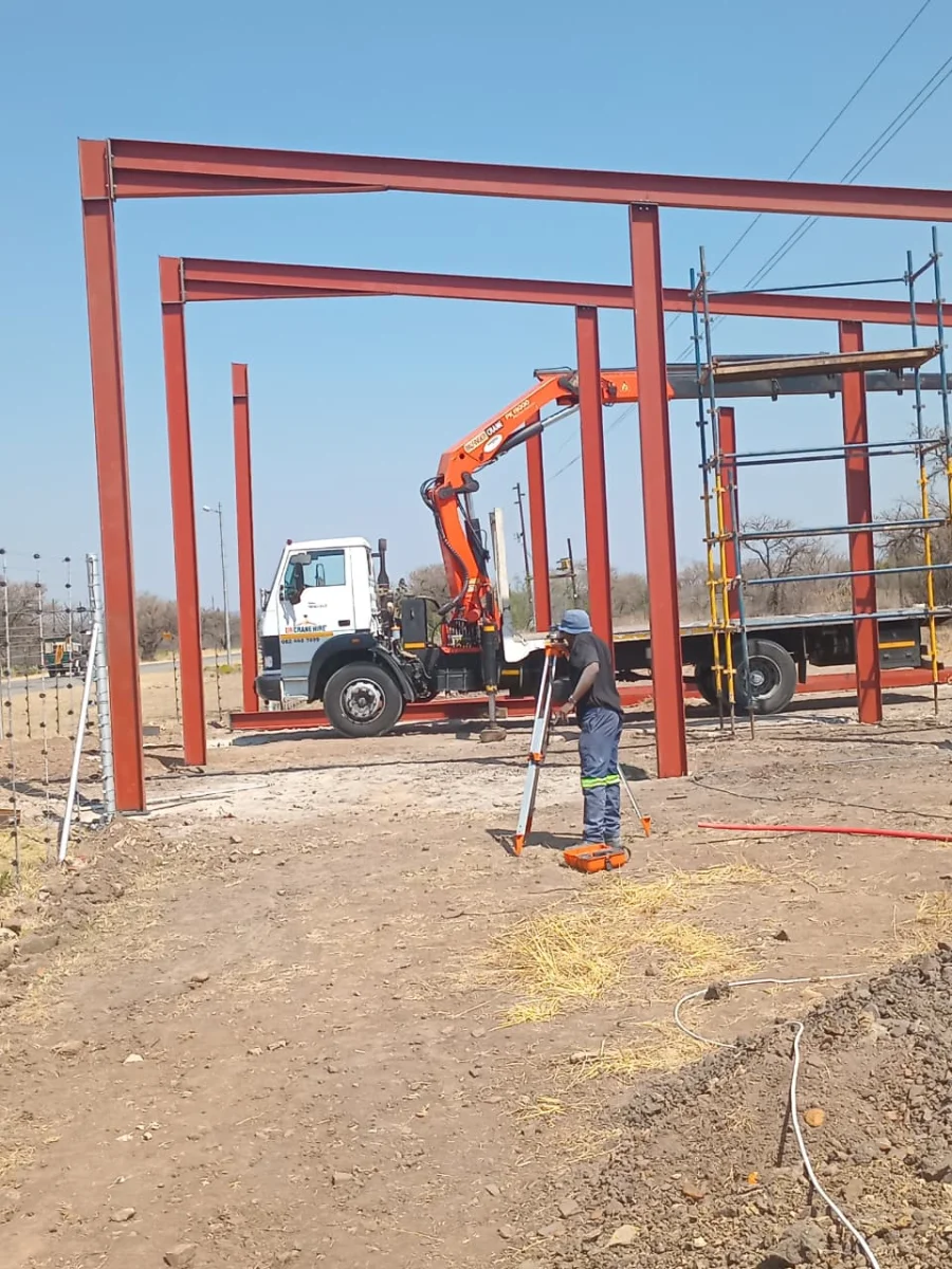 Steel welding fabrication work